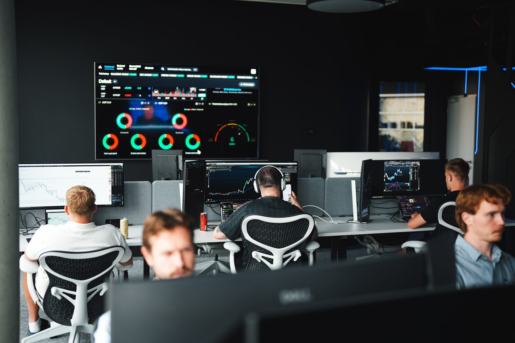 Trading floor Funded Mind v Praze